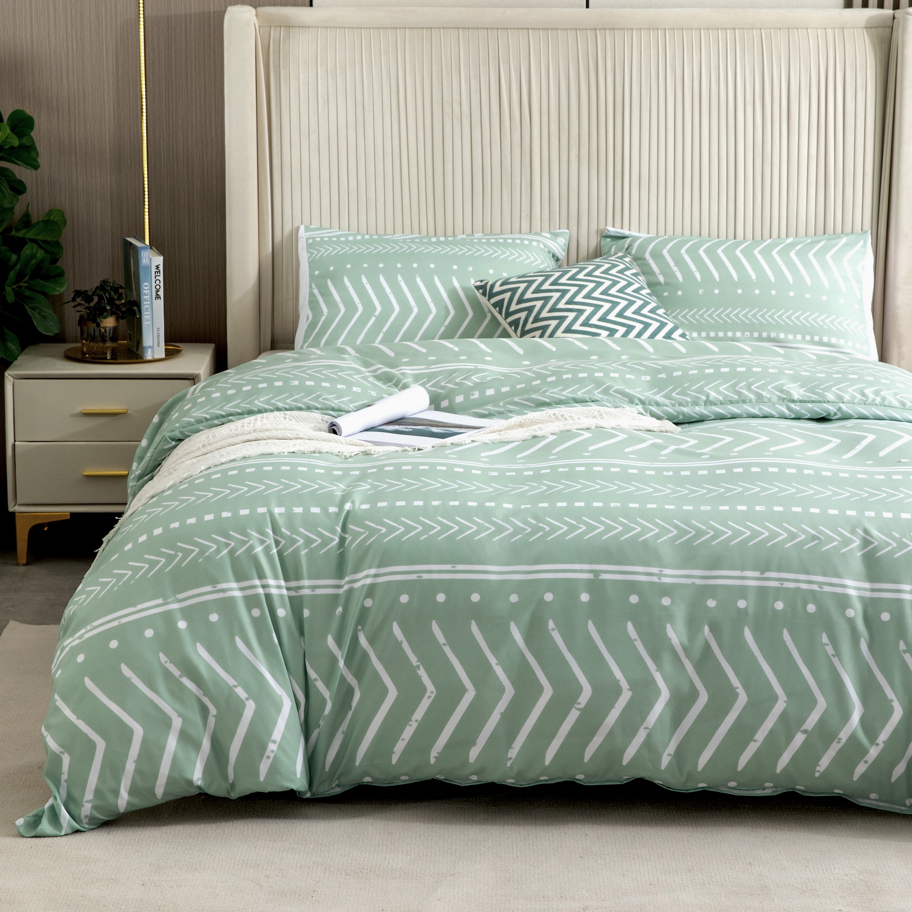 Sage Green Comforter Set 1 Comforter 2 Pillowcases PickCozy   5A6A0268 